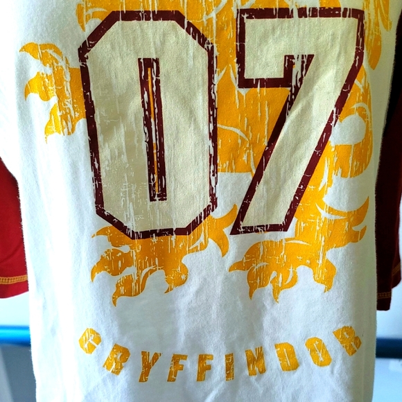 Harry Potter 07 Gryffindor 3/4 Sleeve Top Size XL - Picture 3 of 6